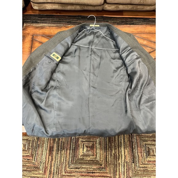 Joseph Aboud Men’s‎ Wool Grey Blazer 41R Single Breasted 2 Button - Picture 6 of 8